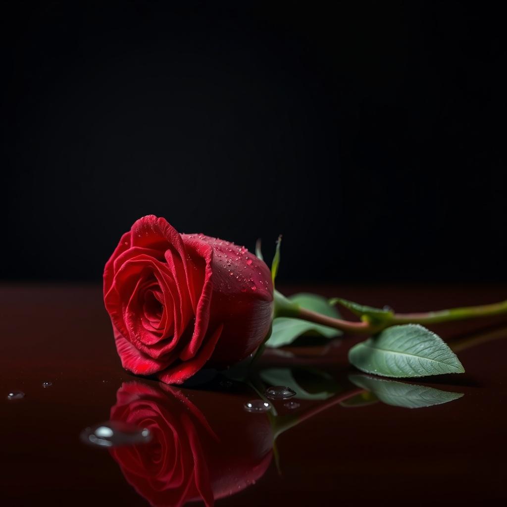 a-beautiful-red-rose-with-dew-drops-on-a-table-colmkjfome
