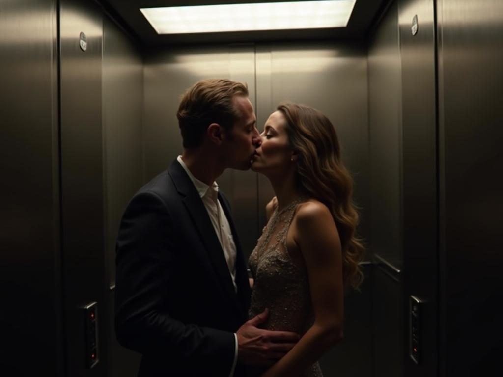 a-man-and-a-woman-kiss-in-an-elevator-6nkzomri1e