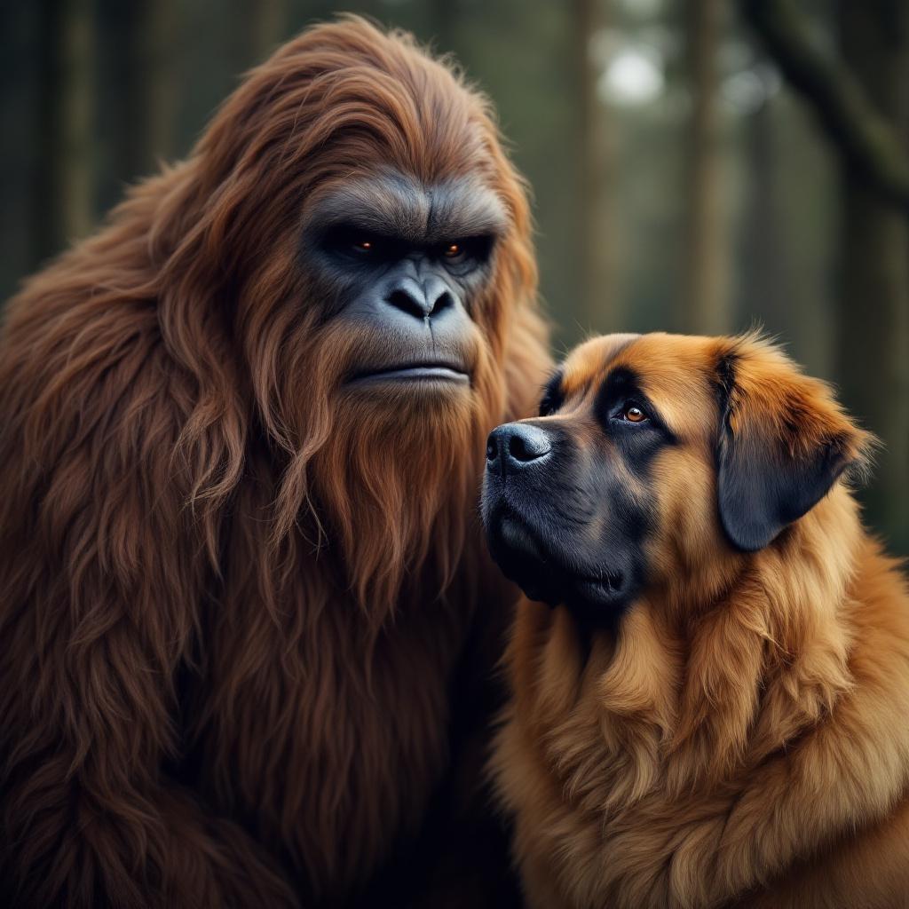 sasquatch-and-leonberger-dog-stand-side-by-side-j1il9kqzwq