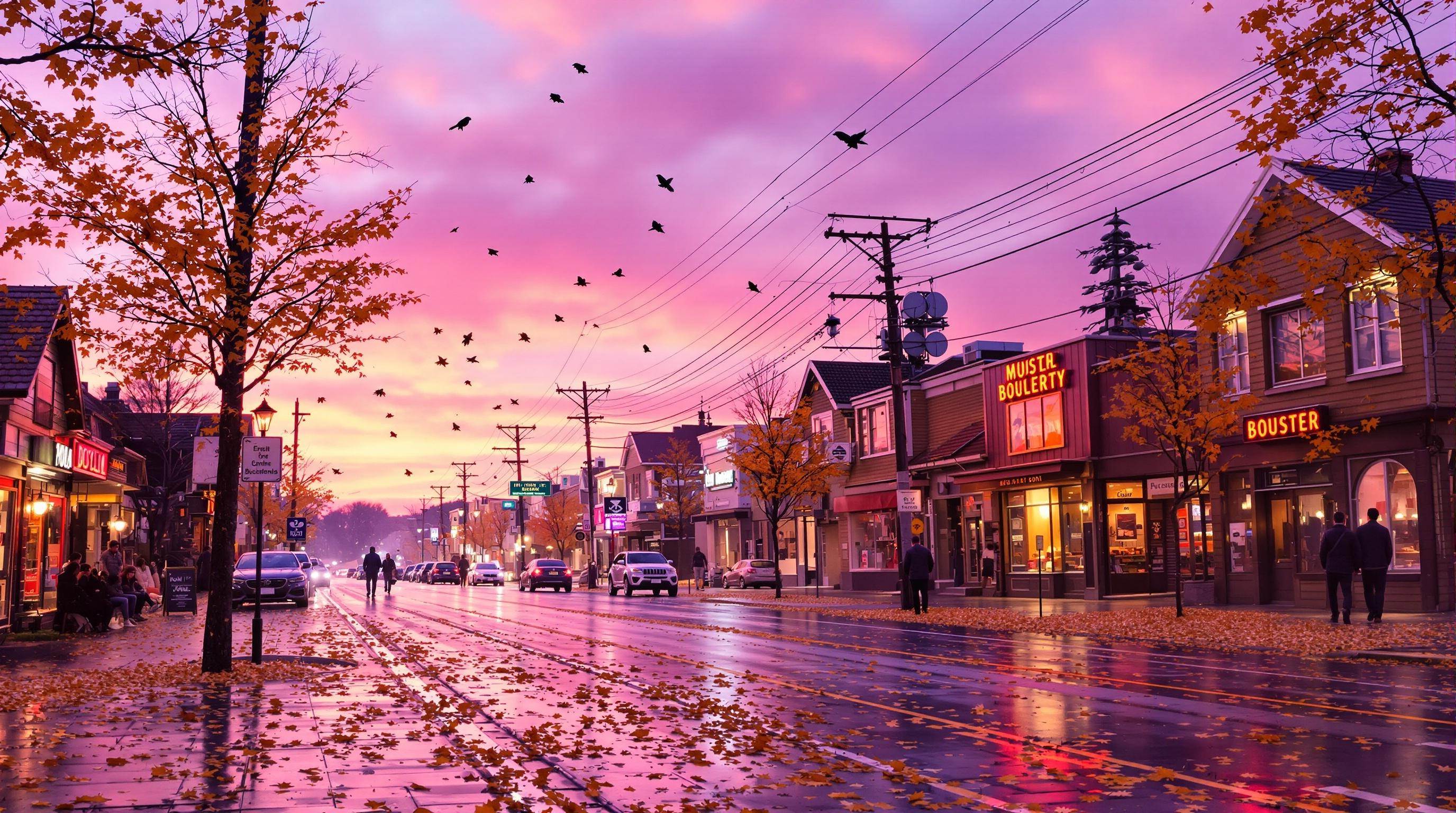 a-cinematic-autumn-suburban-street-at-sunset-kp2lllsydw