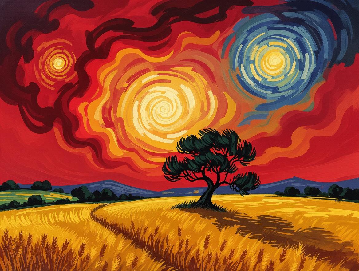 a-dramatic-crimson-sky-swirling-with-nebulae-in-89q8sson2i