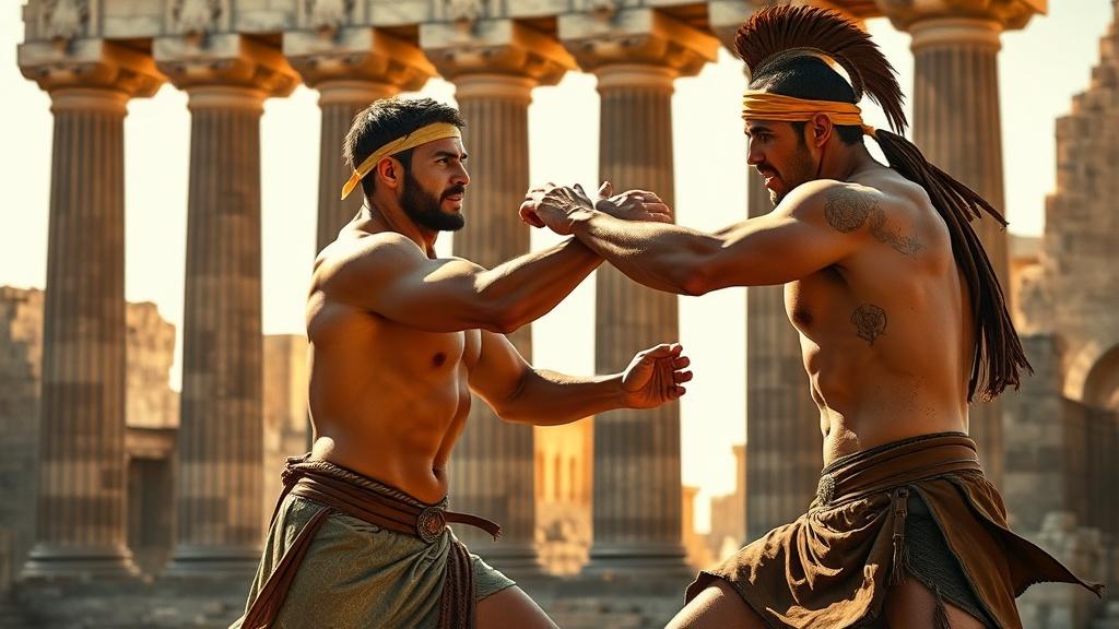 two-athletic-men-in-ancient-roman-style-dressed-in-oh59sjqa0