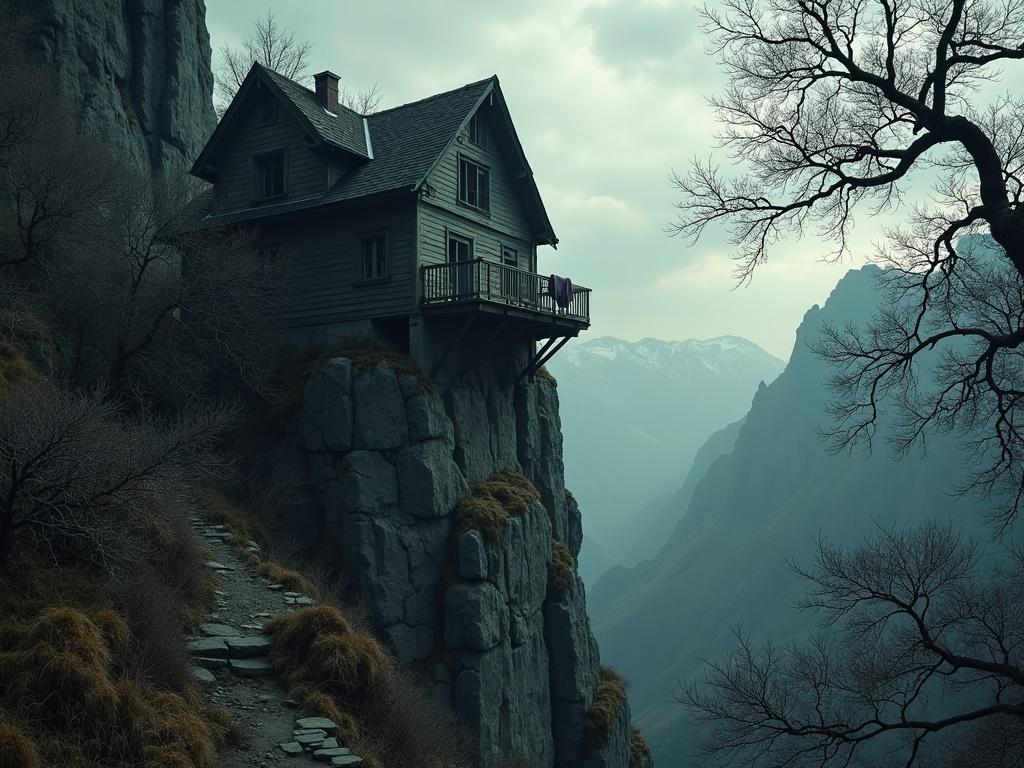 a-weathered-wooden-house-teetering-precariously-on-wuwujpk1w-1