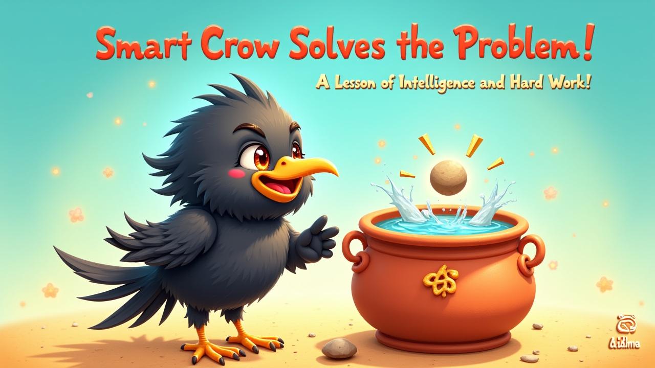 smart-crow-solves-the-problem-a-lesson-um10qm8jl4