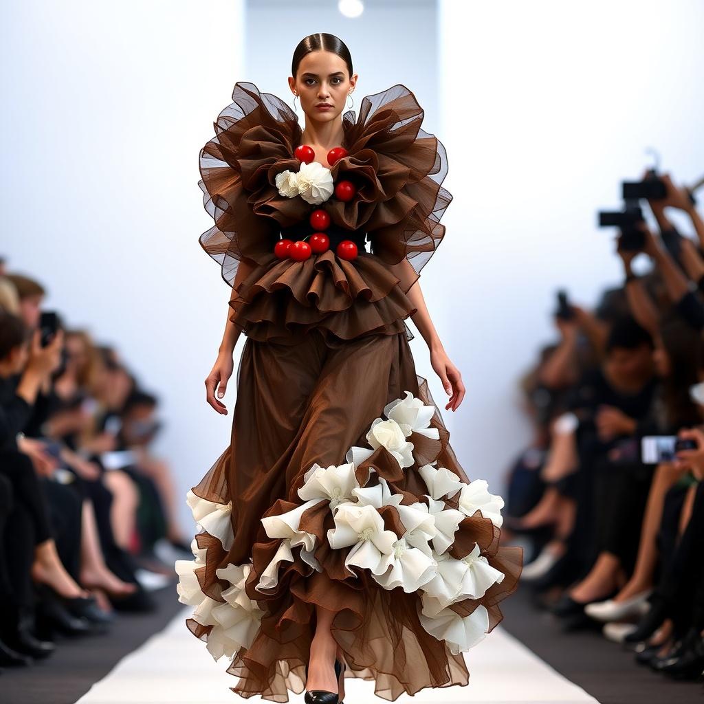 a-statuesque-model-strides-confidently-down-the-0139f04qqn